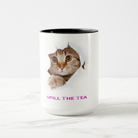 Keramik Niedlich Cat Kaffee Tasse Tal Tasse Tier (Zentrum)