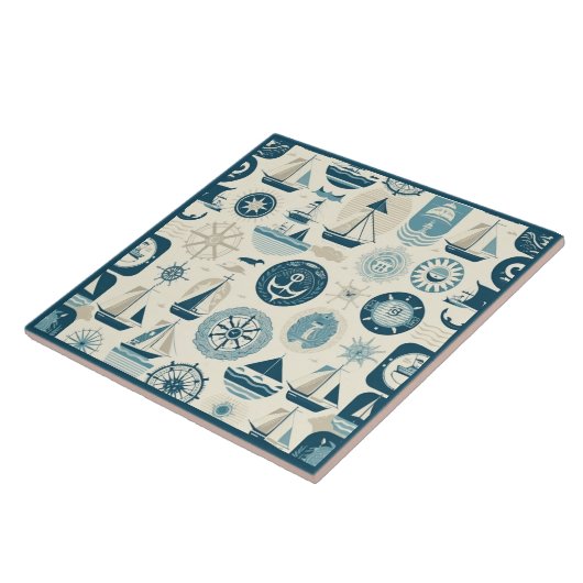 Keramik Nr. 12 Fliese (Seite)