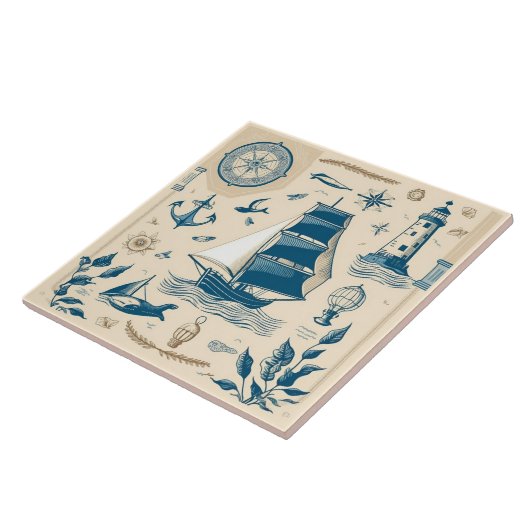 Keramik Nr. 20 Fliese (Seite)