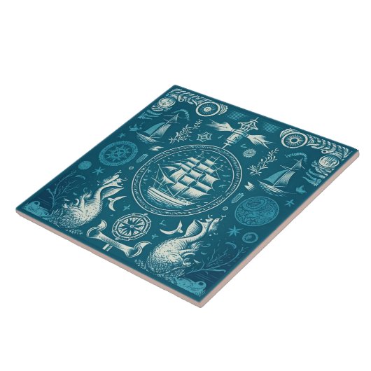 Keramik Nr. 2 Fliese (Seite)