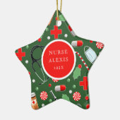 Keramik Nurse Holiday Ornament (Links)