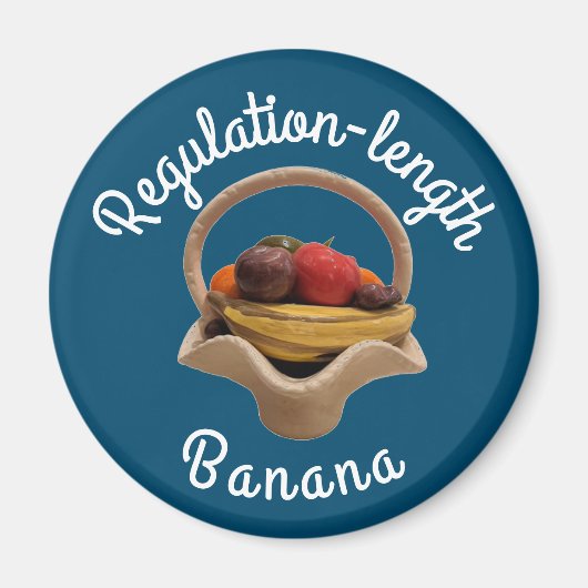 Keramik Obstkorb Magnet (Vorne)