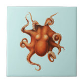 Keramik OCTOPUS-MEERESWELT Fliese (Vorderseite)