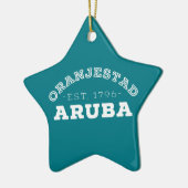 Keramik Oranjestad Aruba Ornament (Links)
