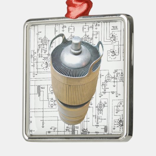 Keramik Ornament Aus Metall (Links)