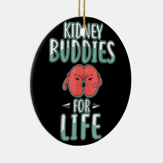 Keramik Ornament der Kidney Buddies (Rechts)