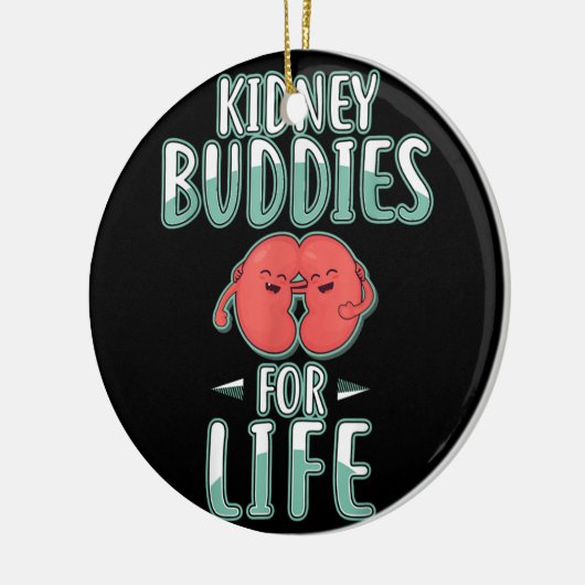 Keramik Ornament der Kidney Buddies (Links)
