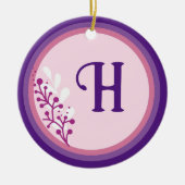 Keramik Ornament - Fügen Sie Ihren ersten - Lila (Vorne)