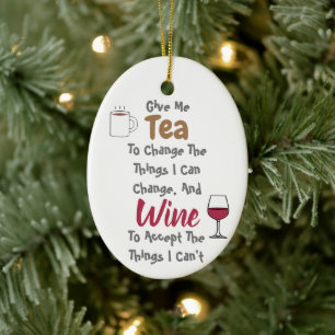 Keramik-Ornament für Tee und Wein Keramik Ornament
