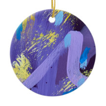 Keramik-Ornament im Wunderkerzen-Design