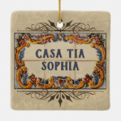 Keramik-Ornament Keramikornament (Rückseite)