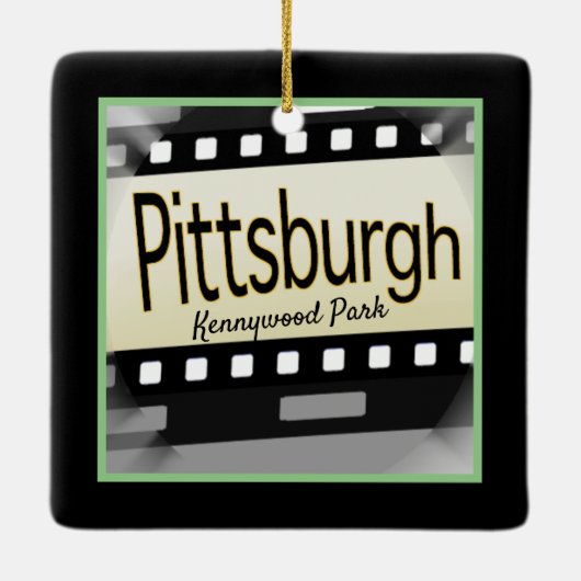 Keramik Ornament Lost Kennywood - Pittsburgh (Rückseite)