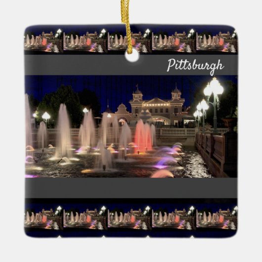 Keramik Ornament Lost Kennywood - Pittsburgh (Vorderseite)