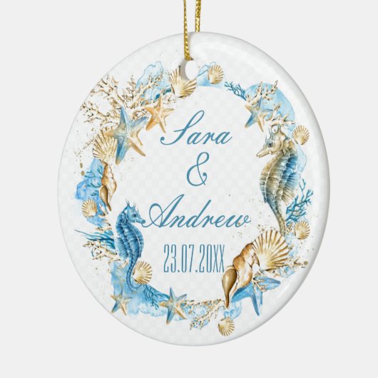 Keramik Ornament - Meereswelt (Links)