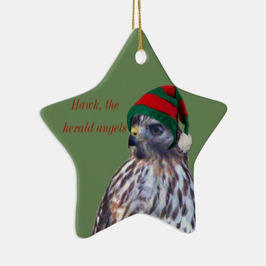 Keramik Ornament mit Falken (Rechts)