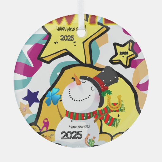 Keramik-Ornament Ornament Aus Glas (Vorderseite)