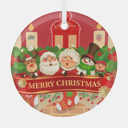 Keramik-Ornament Ornament Aus Glas (Vorderseite)