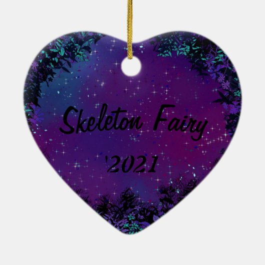 Keramik Ornament - Skelettmühle (Hinten)