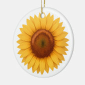 Keramik-Ornament - Sonnenblume Keramik Ornament (Links)