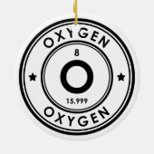 Keramik Oxygen Element Keramik Ornament (Hinten)