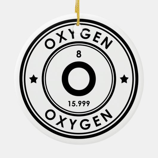 Keramik Oxygen Element Ornament (Hinten)