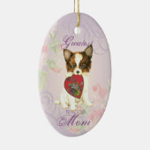 Keramik Papillon Heart Mama Ornament (Rechts)