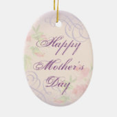 Keramik Papillon Heart Mama Ornament (Hinten)