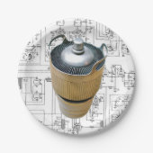 Keramik Pappteller (Vorderseite)