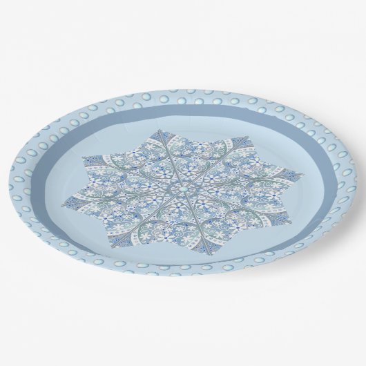 Keramik Pappteller (Schrägansicht)