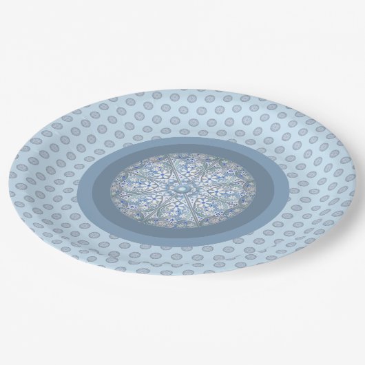 Keramik Pappteller (Schrägansicht)