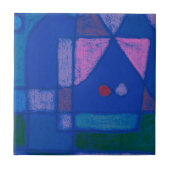KERAMIK : PAUL KLEE : EIN KLEINES ZIMMER IN VENEDI FLIESE (Vorderseite)