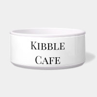 Keramik Pet Bowl Kibble Café