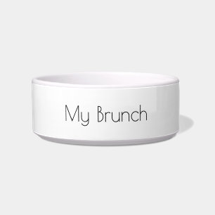 Keramik Pet Bowl Mein Brunch Schüssel