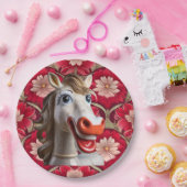 Keramik-Pferd-Papierteller Pappteller (Party)