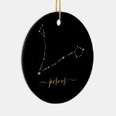 Keramik Pisces Constellation Keramik Ornament (Rechts)