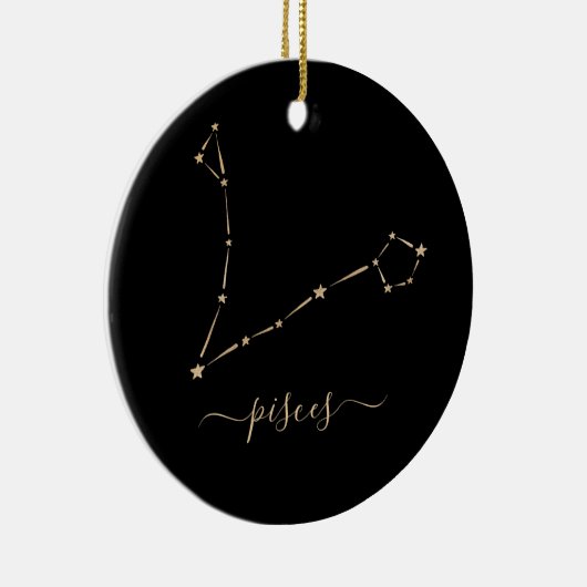 Keramik Pisces Constellation Keramik Ornament (Rechts)