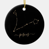 Keramik Pisces Constellation Ornament (Vorne)