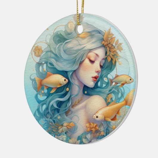 Keramik Pisces Ornament (Links)