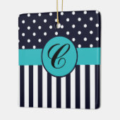 Keramik Polka Dots and Stripes Keramikornament (Links)