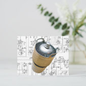 Keramik Postkarte (Stehend Vorderseite)