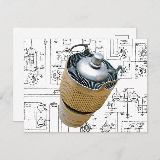 Keramik Postkarte (Vorne/Hinten)