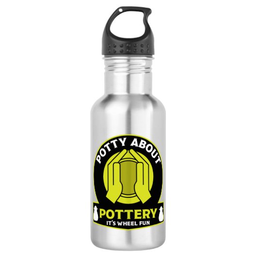 Keramik Potterie Maker Edelstahlflasche (Vorderseite)