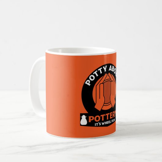 Keramik Potterie Maker Kaffeetasse (Vorderseite Links)