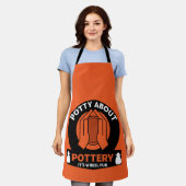 Keramik Potterie Maker Schürze (Getragen)