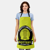 Keramik Potterie Maker Schürze (Getragen)