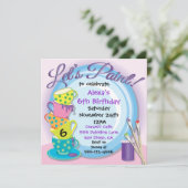 Keramik Pottery Painting Party Einladungen (Stehend Vorderseite)