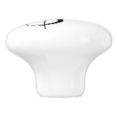 KERAMIK PULL ART DESIGN STIL KERAMIKKNAUF (Seitenansicht)