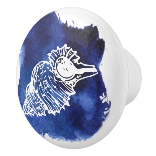 Keramik Pull, Coastal Living Design, SeaShell Keramikknauf (Rechts)