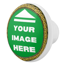 Keramik Pull-Taste - Personalisiert - Bild/Text hi Keramikknauf