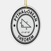Keramik Pythagorean Theorem Ornament (Rechts)